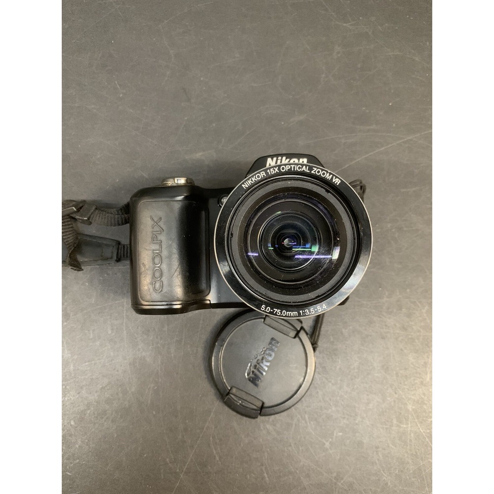 Nikon COOLPIX L100 10.0MP Digital Camera - Black - Not Working - Parts Only